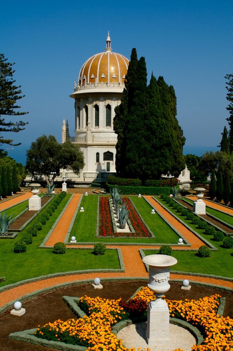 The Shrine of the Báb in Haifa, a Bahá'í holy place